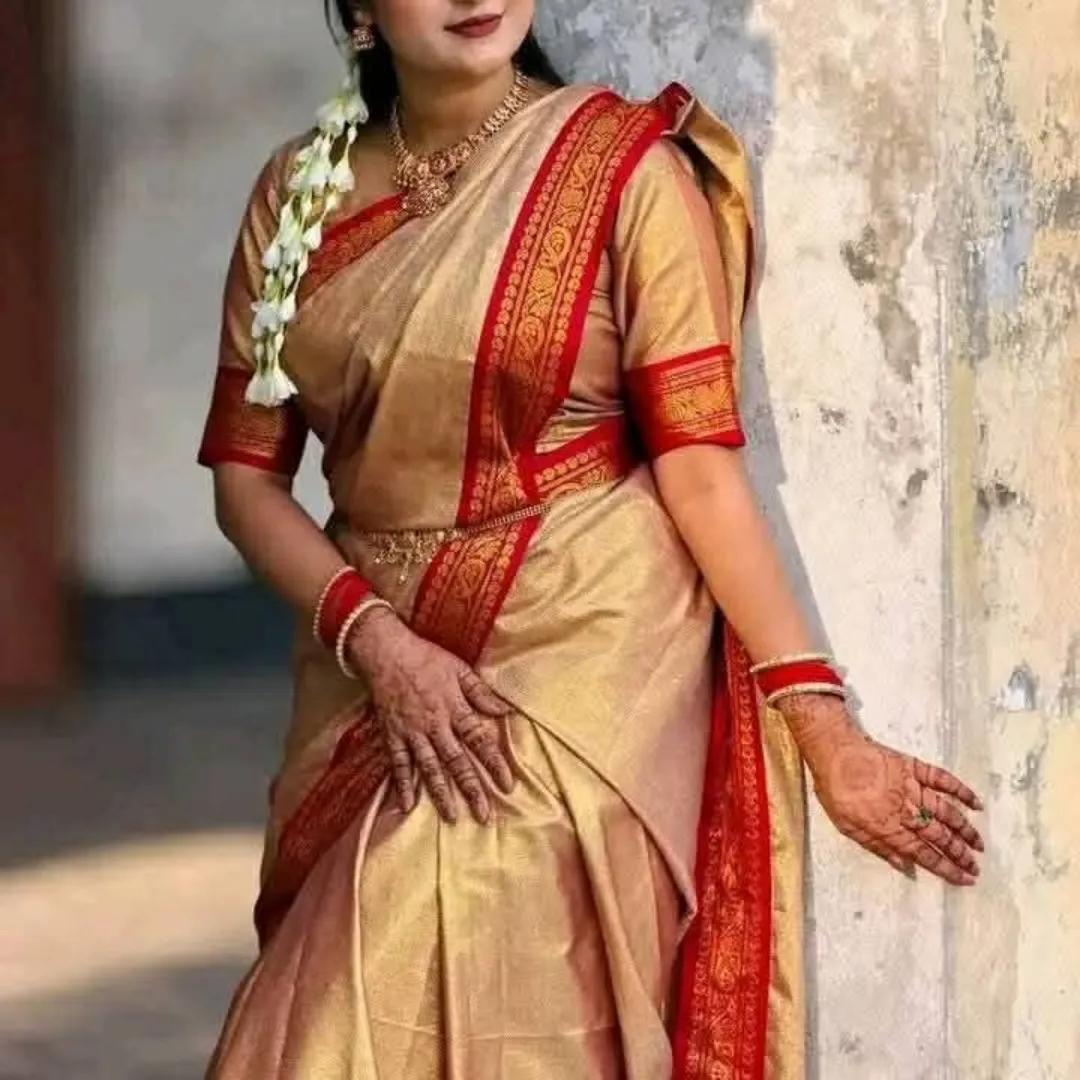 লামা সিল্ক শাড়ি